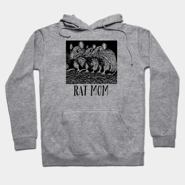 Rat Mom Hoodie by Nova Echo